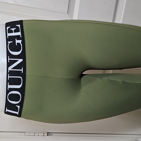 Lounge Olive Green Leggings - Picture 6 of 7